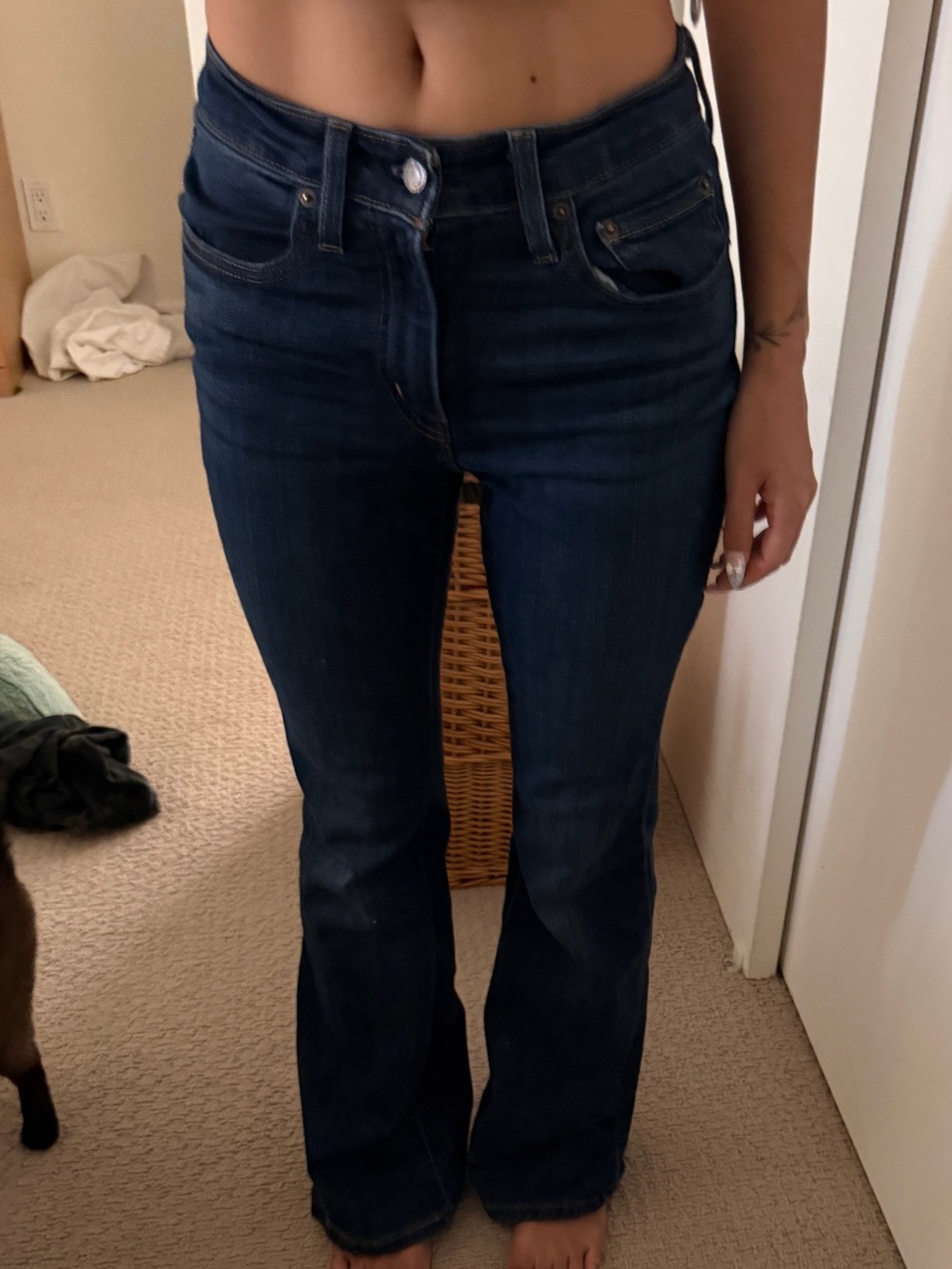 Levi's Dark Blue Flare Jeans